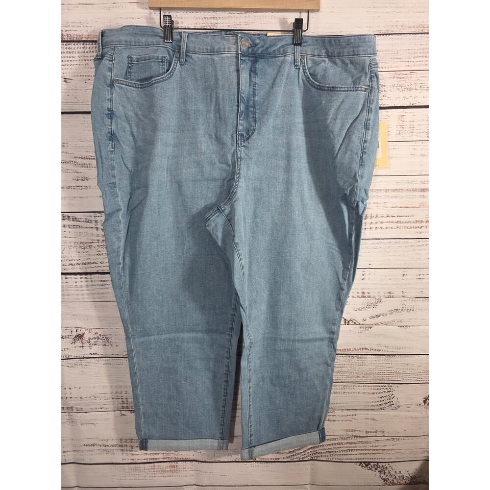 NYDJ Margot Girlfriend Jeans Cool Embrace Kingston Wash Women's 22WP Plus